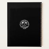 Zwart-witte tribaal planner (Achterkant)