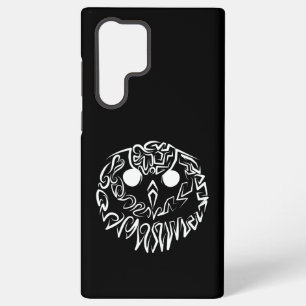 Zwart-witte tribaal samsung galaxy hoesje