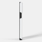 Zwart-witte tribale Wolf iPhone Hoesje (Rechterkant)