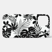 Zwart-witte tropen: Silhouetted Natuur Case-Mate iPhone Case (Achterkant (horizontaal))