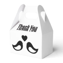 Zwart-Witte Trouwfeest Lieverdjes Geschenkdoosjes