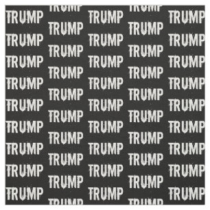 Zwart-witte TRUMP-verbinding Stof
