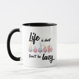 Zwart-Witte Tweekleurige Koffiekop Mok