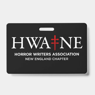 Zwart/witte tweezijdige HWA-NE-badge, generieke 6/ Badge