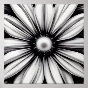Zwart-witte  ventilator poster