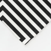 Zwart-witte vierkantjes op vierkantjes fleece deken (Hoek)