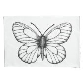Zwart-witte vlinder kussensloop (Voorkant)