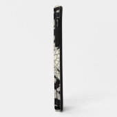 Zwart-witte vlinder op gekraakte achtergrond Case-Mate iPhone case (Achterkant/links)