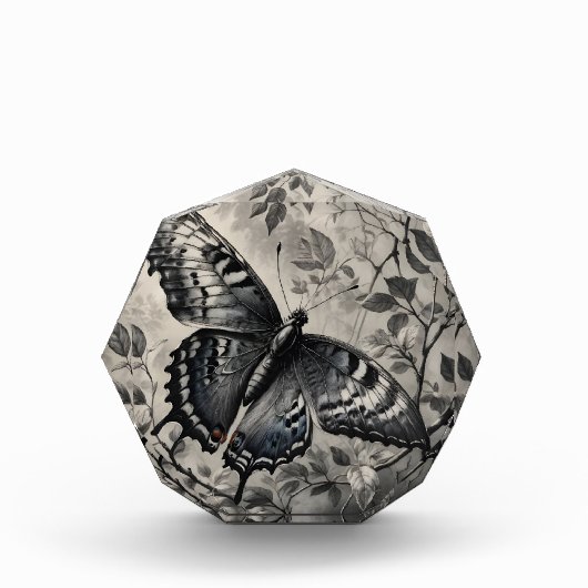 Zwart-witte vlinder tekening fotoblokken (Voorkant)