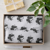 Zwart-witte vlinders tissuepapier (Geschenk)