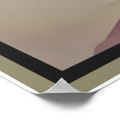 Zwart-witte vogel poster (Hoek)