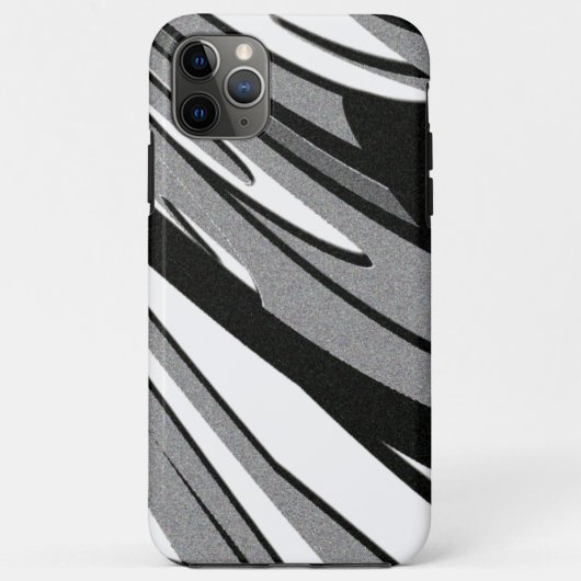 Zwart-witte vormkunst Case-Mate iPhone case (Achterkant)