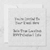 Zwart-witte vredessignalen kaart (Achterkant)