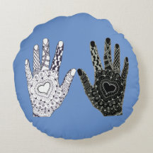 Zwart-witte vriendschap Hands