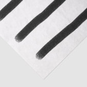 Zwart-witte Waterverf met handgetekende lijnen Tissuepapier (Detail)