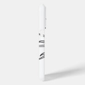 Zwart & Witte Whimsical Zon Hemel Astrologie Case-Mate iPhone Case (Achterkant / Rechts)