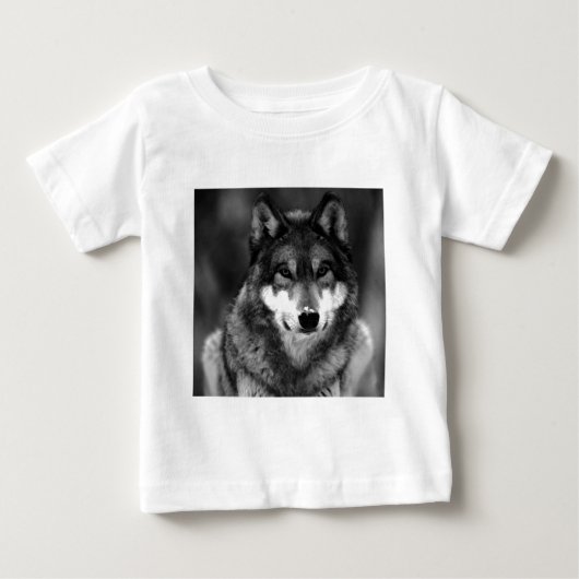 Zwart-witte wolf (Voorkant)