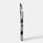 Zwart-witte wolf Case-Mate iPhone case (Achterkant / Links)