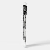 Zwart-witte wolf Case-Mate iPhone case (Achterkant / Rechts)