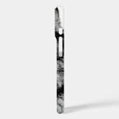 Zwart-witte wolf Case-Mate iPhone case (Achterkant / Links)