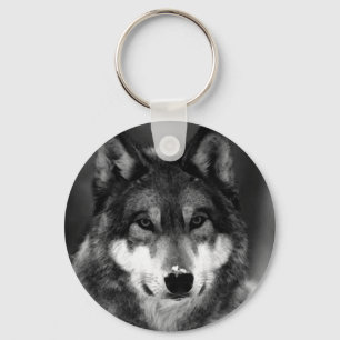Zwart & Witte Wolf Sleutelhangers