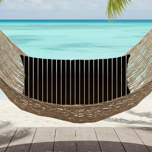 Zwart-witte zomergestreepte buitenlook buitenkussen