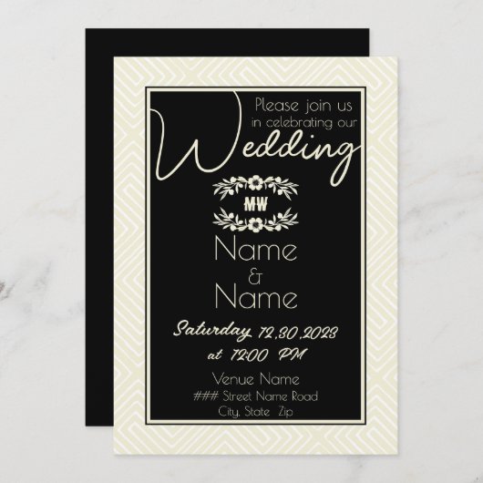 Zwart-wittebarbeiderschap Kaart (Voorkant / Achterkant)