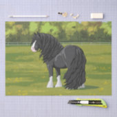 Zwart-wittebots met ventilatoren tissuepapier (Craft)