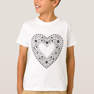 Zwart-wittehars T-shirt