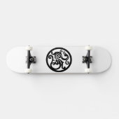 Zwart-wittekaart Skateboard (Horizontaal)