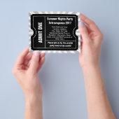 Zwart-wittekaartbrochures, aangepaste afdrukken flyer (Hand)