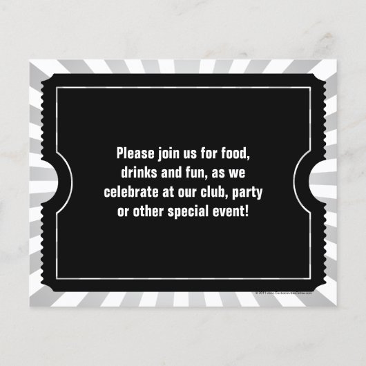 Zwart-wittekaartbrochures, aangepaste afdrukken flyer (Achterkant)