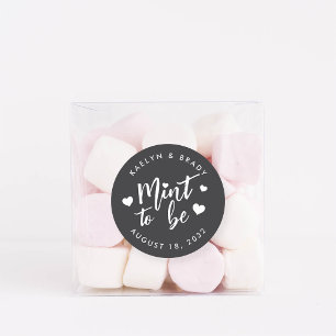 Zwart-witteken om te wedden ronde sticker