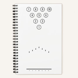 Zwart-wittekoolreferentieschema Notitieboek
