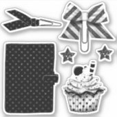 Zwart-wittekoolset, volume 4 sticker (Voorkant)