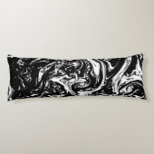 Zwart-wittekooltje Lichaamskussen (Achterkant)