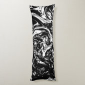 Zwart-wittekooltje Lichaamskussen (Achterkant (Verticaal))