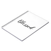 Zwart-wittekst aangepast aangepast script, schatti notitieboek (Linkerzijde)