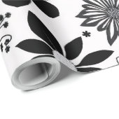 Zwart-witventilator Cadeaupapier (Rol Hoek)