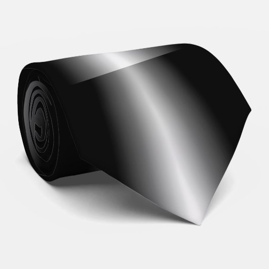 Zwart-witverloop Stropdas (Opgerold)