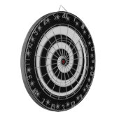 Zwart-witverordening Dartbord (Voorkant Links)