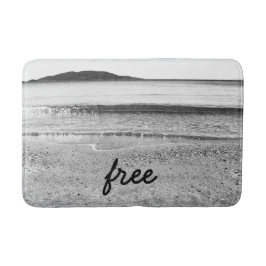 Zwart-witvrije zandbak badmat