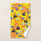 Zwart-witwasprogramma's Was handpalen handdoekjes Bad Handdoek (Handdoek)