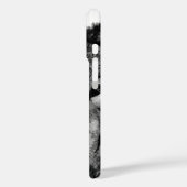 Zwart-witwerk met Wolf Case-Mate iPhone Case (Achterkant / Links)