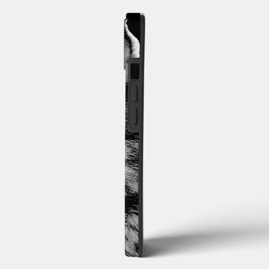Zwart-witwerk met Wolf Case-Mate iPhone Case (Achterkant / Links)