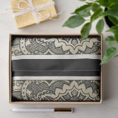 Zwart-witwitwaswitdeklappapier Tissuepapier (Geschenk)