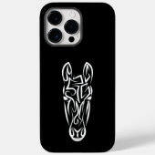 Zwart-witworstpaard Case-Mate iPhone Case (Achterkant)
