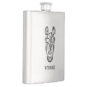 Zwart-witworstpaard Flacon (Rechts)