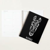 Zwart-witworstpaard Planner (Display)