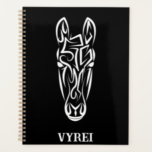 Zwart-witworstpaard Planner
